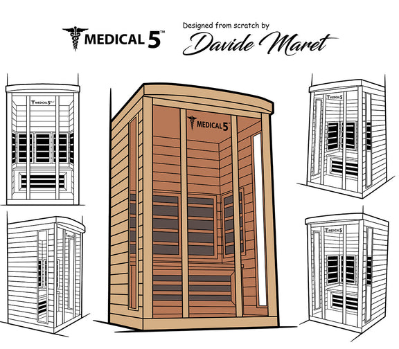 3 Person Home Infrared Sauna | Medical 5™ — product image