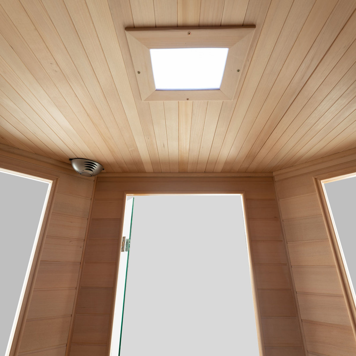 Blisspod, Vienna, Corner Spacious Far Infrared Sauna Canadian Hemlock Ultra Low EMF, 12 Heaters, 4-5 Persons — product image