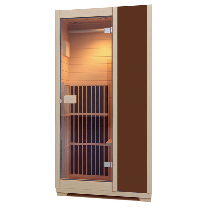 Blisspod Vienna Series far infrared 1 person Sauna | 72.8"H x 35.4"W x 25.6"D | — product image