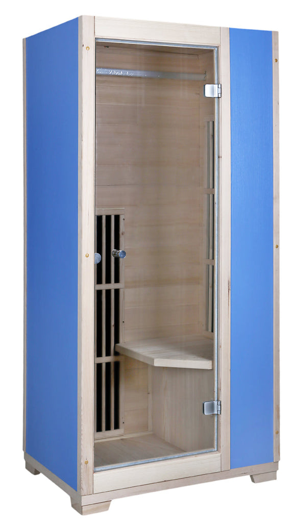 Blisspod Vienna Series far infrared 1 person Sauna | 72.8"H x 35.4"W x 25.6"D | — product image