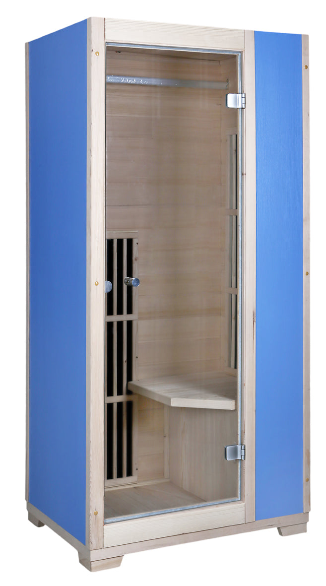 Blisspod Vienna Series far infrared 1 person Sauna | 72.8"H x 35.4"W x 25.6"D | — product image