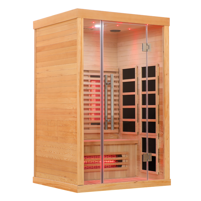 Blisspod Venetian Full Spectrum Indoor Low EMF Sauna | 10 Heaters | Chromotherapy & Reflexology | 2 Person — detail view