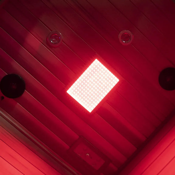 Wizzisaunas S07 2-3 Person Full Spectrum Infrared Sauna low EMF HEMLOCK WOOD | product photo 6 | Legacy & Longevity Co.