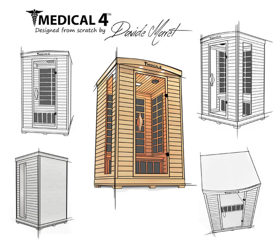 2 Person Home Full Spectrum Infrared Sauna | Medical 4™ — product image