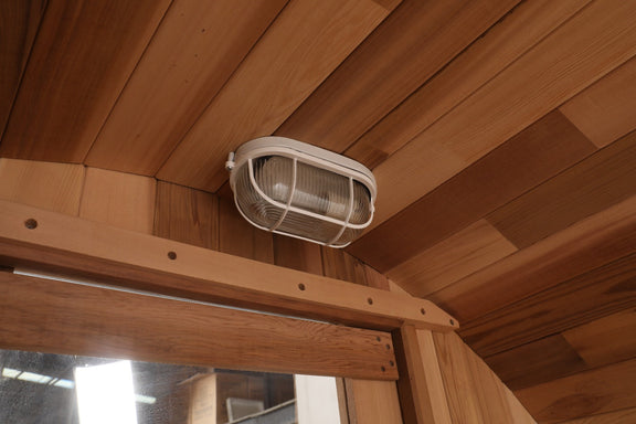 Blisspod Prague Canadian Red Cedar Outdoor Steam Barell Sauna — product image