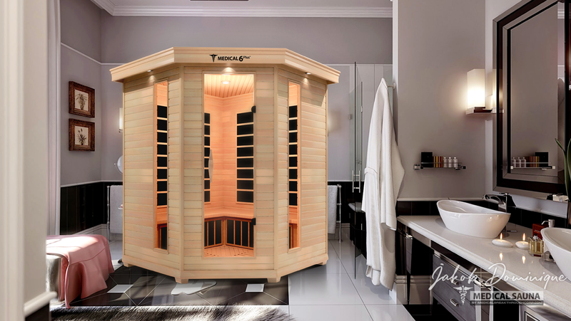 6 Person Indoor Infrared Full Spectrum Sauna | Medical 6 Plus™ — product image