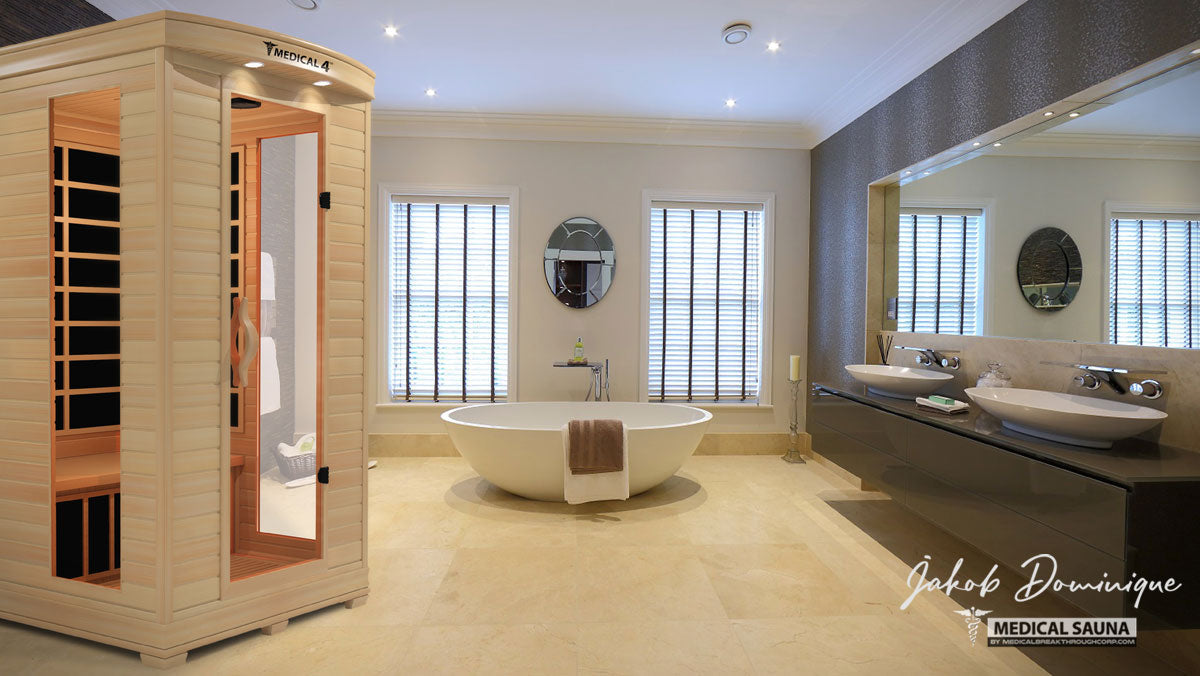 2 Person Home Full Spectrum Infrared Sauna | Medical 4™ — product image