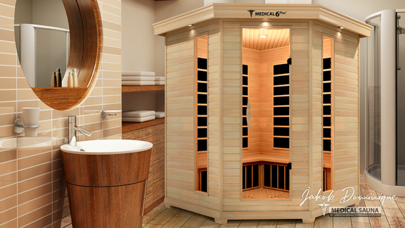 6 Person Indoor Infrared Full Spectrum Sauna | Medical 6 Plus™ — product image