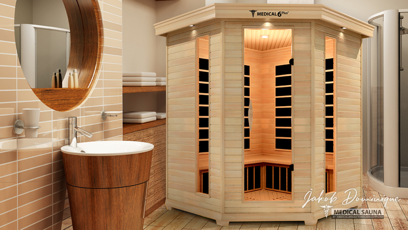 6 Person Indoor Infrared Full Spectrum Sauna | Medical 6 Plus™ — product image