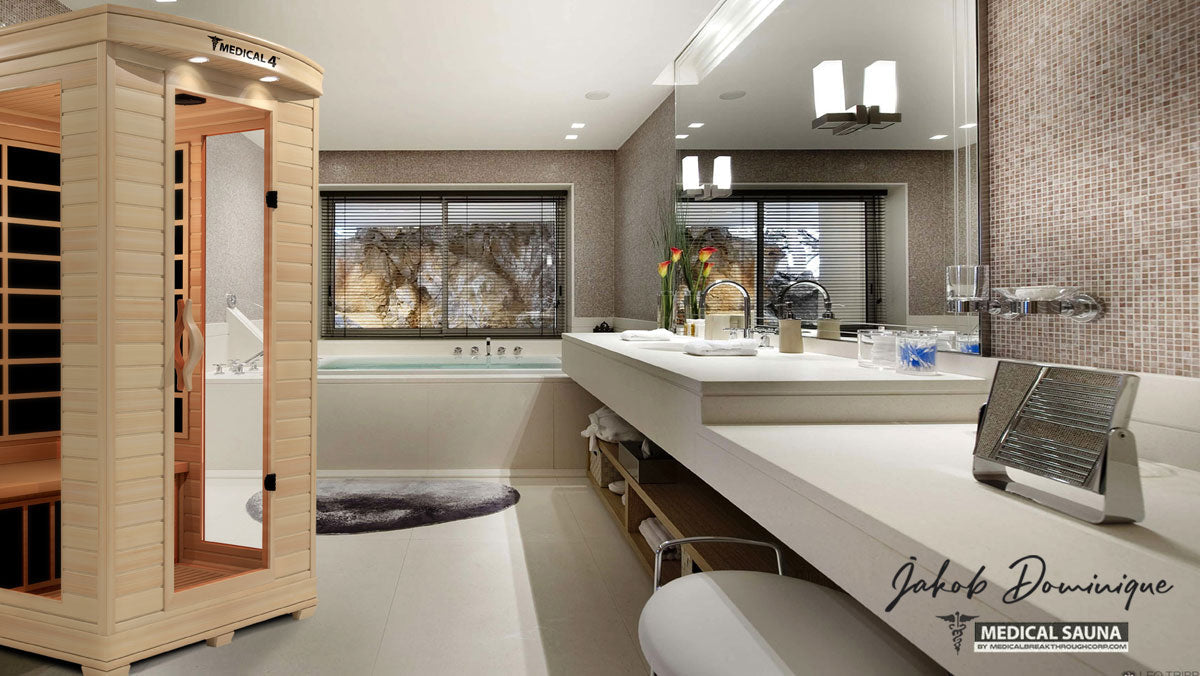 2 Person Home Full Spectrum Infrared Sauna | Medical 4™ — product image