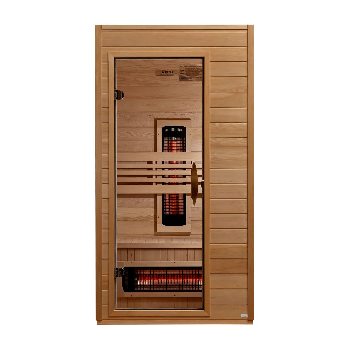 ***New 2026 Model*** Dynamic Martin 1-2 Person Full Spectrum Near Zero EMF FAR IR Sauna *SHIPS FREE*
