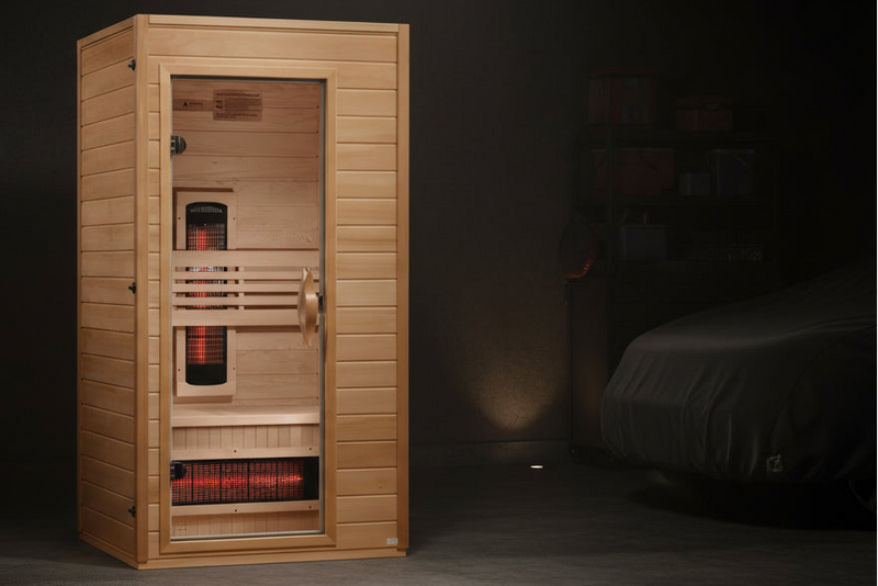 ***New 2026 Model*** Dynamic Martin 1-2 Person Full Spectrum Near Zero EMF FAR IR Sauna *SHIPS FREE*