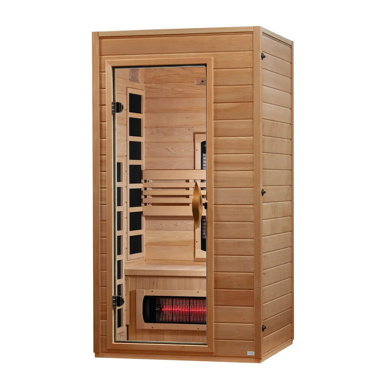 ***New 2026 Model*** Dynamic Martin 1-2 Person Full Spectrum Near Zero EMF FAR IR Sauna *SHIPS FREE*