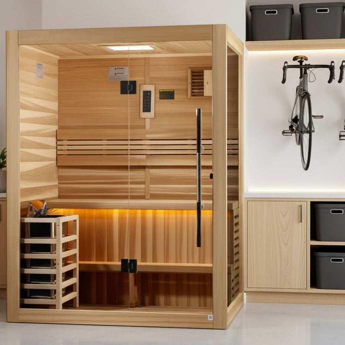 Golden Designs "Hanko" 2-3 Person Traditional Sauna  *SHIPS FREE*