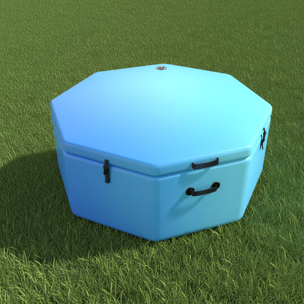 Octagon Ice Plunge Pod For Cold Plunge — front view