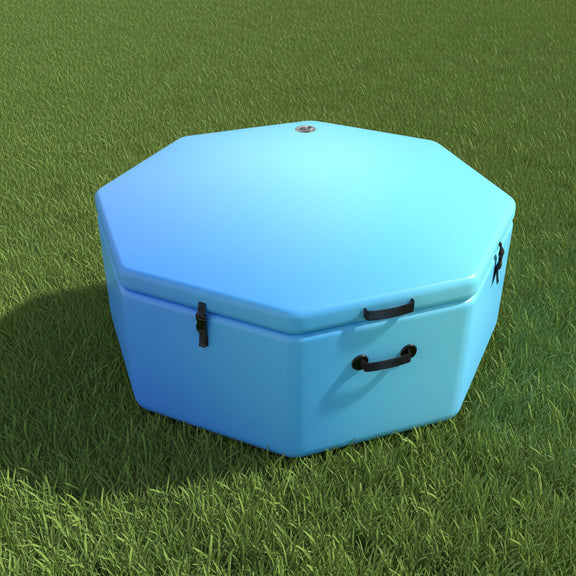 Octagon Ice Plunge Pod For Cold Plunge — front view