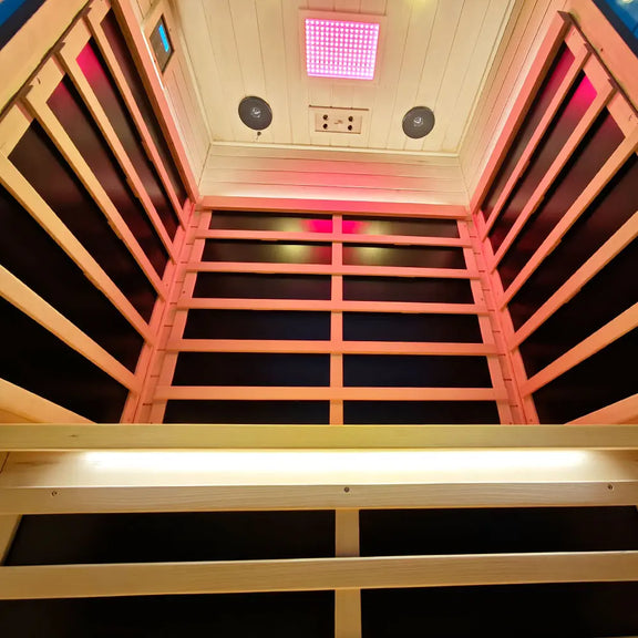 Wizzisaunas S02 2 Person Full Spectrum Infrared Sauna Low EMF RED CEDAR WOOD | product photo 13 | Legacy & Longevity Co.