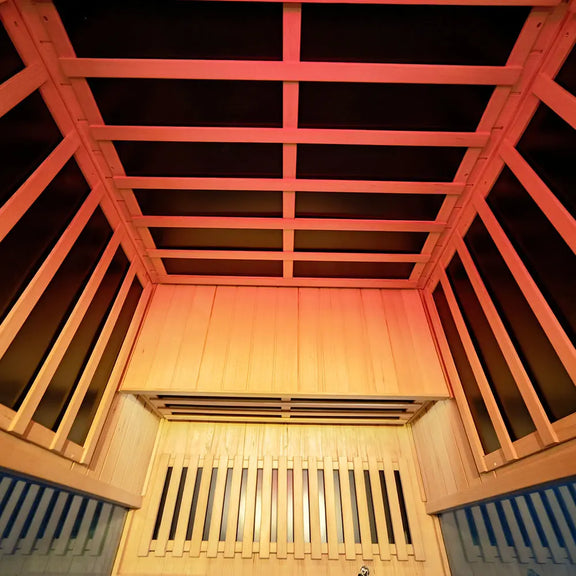 Wizzisaunas S02 2 Person Full Spectrum Infrared Sauna Low EMF RED CEDAR WOOD | product photo 11 | Legacy & Longevity Co.