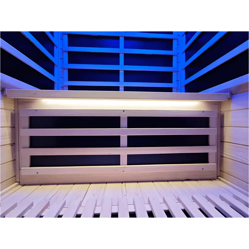 Wizzisaunas S02 2 Person Full Spectrum Infrared Sauna Low EMF RED CEDAR WOOD | product photo 8 | Legacy & Longevity Co.