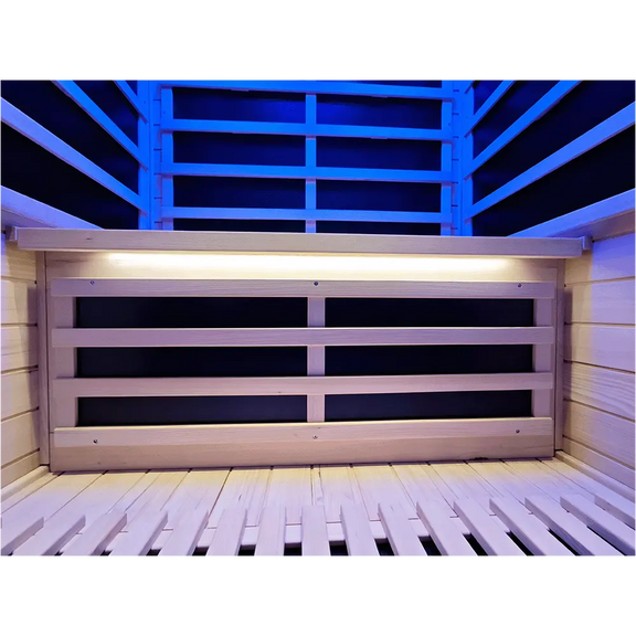 Wizzisaunas S02 2 Person Full Spectrum Infrared Sauna Low EMF RED CEDAR WOOD | product photo 8 | Legacy & Longevity Co.