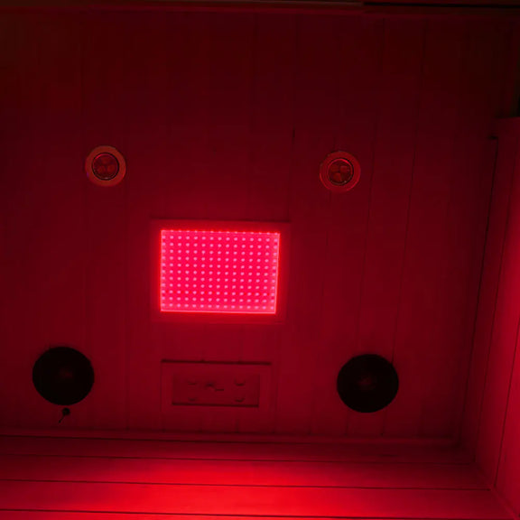 Wizzisaunas S02 2 Person Full Spectrum Infrared Sauna Low EMF RED CEDAR WOOD | product photo 5 | Legacy & Longevity Co.