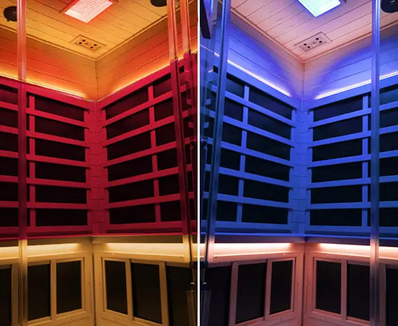 Wizzisaunas S07 2-3 Person Full Spectrum Infrared Sauna low EMF HEMLOCK WOOD | product photo 16 | Legacy & Longevity Co.