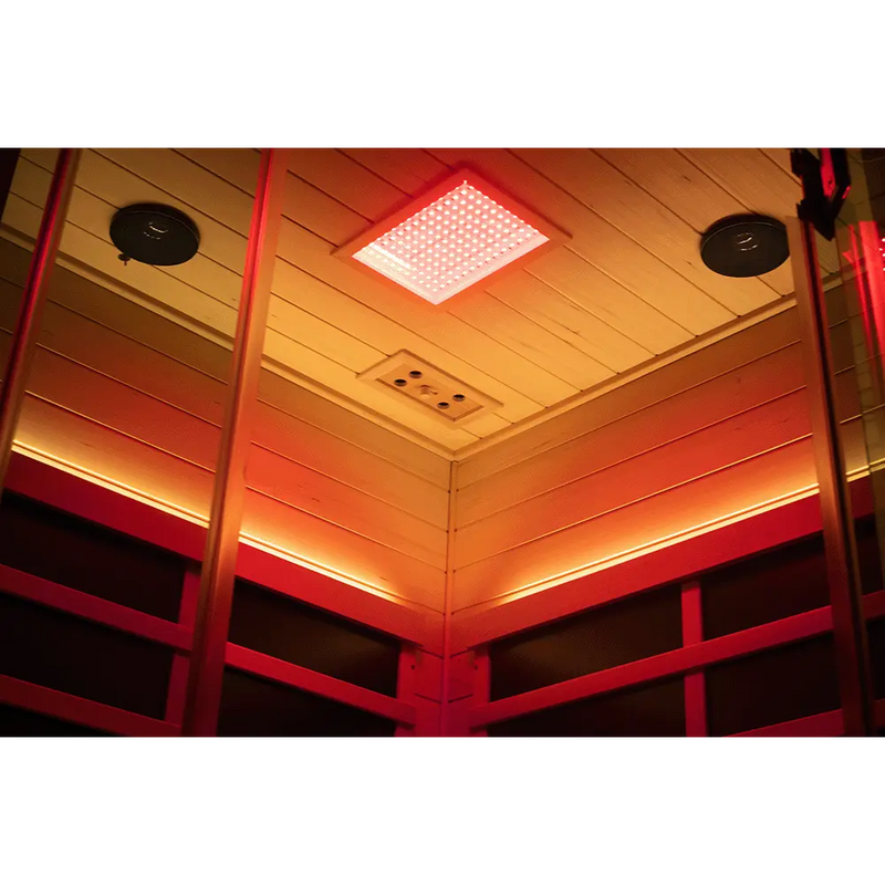 Wizzisaunas S07 2-3 Person Full Spectrum Infrared Sauna low EMF HEMLOCK WOOD | product photo 21 | Legacy & Longevity Co.