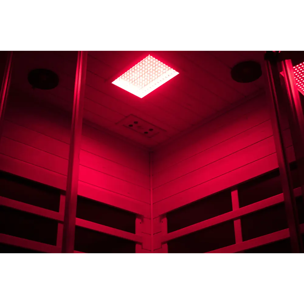 Wizzisaunas S07 2-3 Person Full Spectrum Infrared Sauna low EMF HEMLOCK WOOD | product photo 20 | Legacy & Longevity Co.