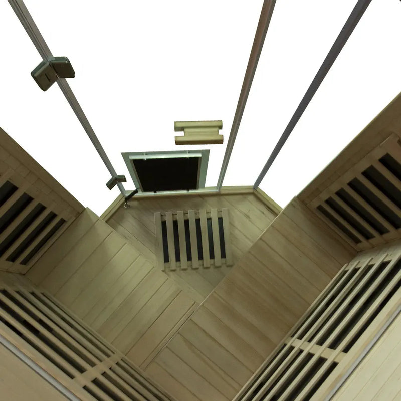 Wizzisaunas S07 2-3 Person Full Spectrum Infrared Sauna low EMF HEMLOCK WOOD | product photo 19 | Legacy & Longevity Co.