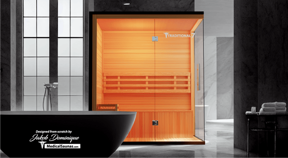3 Person Home Steam Sauna | Traditional 7™ — product image