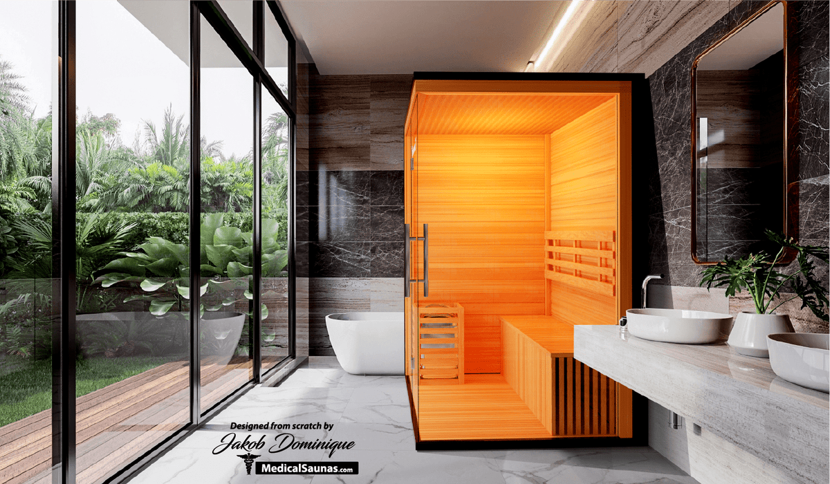 3 Person Home Steam Sauna | Traditional 7™ — product image