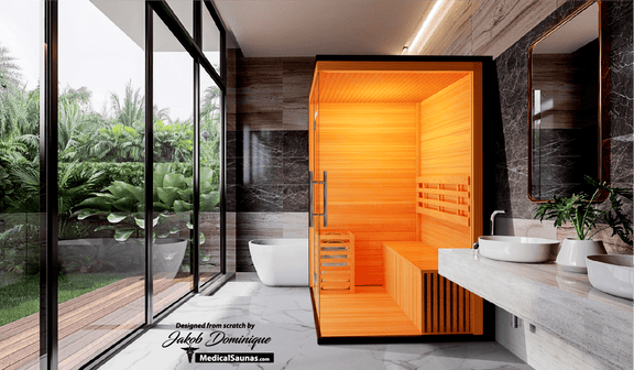 3 Person Home Steam Sauna | Traditional 7™ — product image