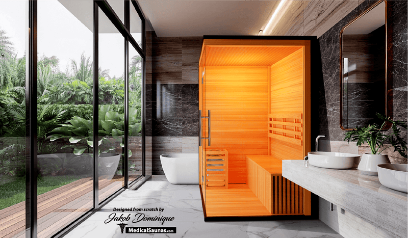 3 Person Home Steam Sauna | Traditional 7™ — product image