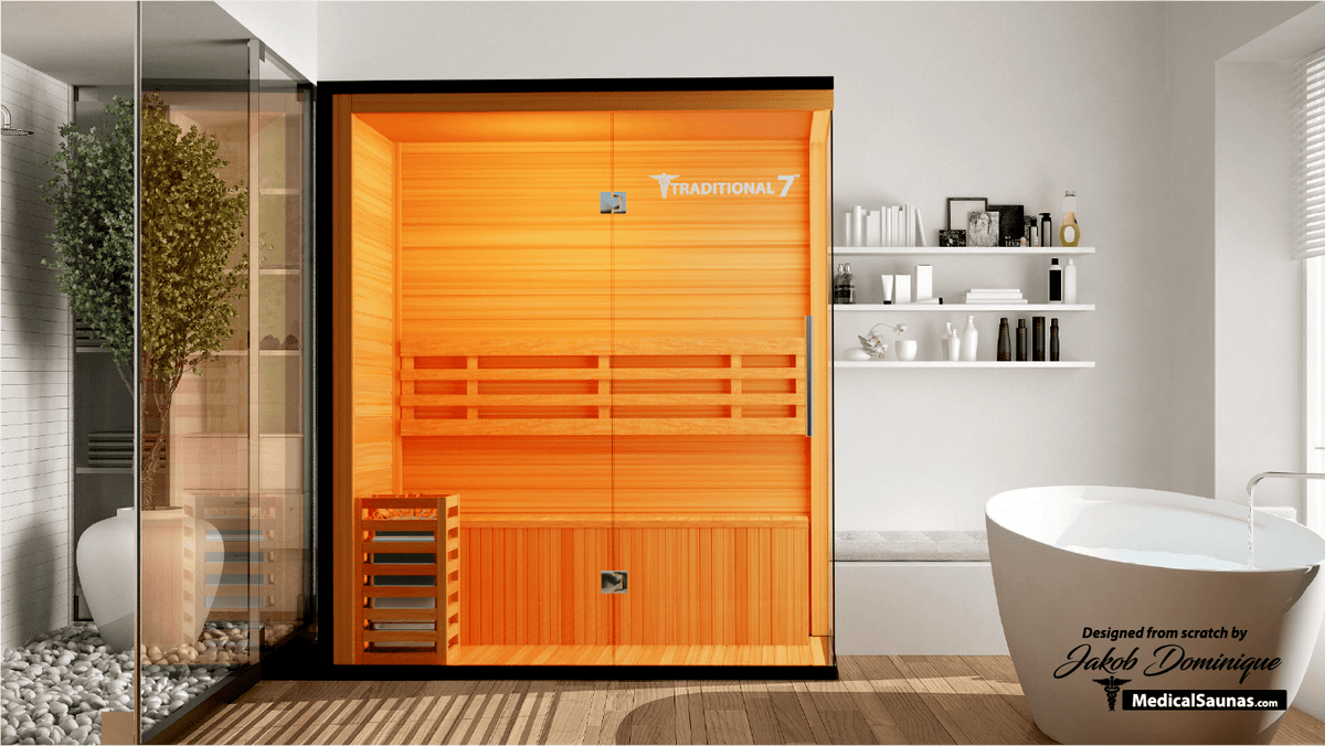 3 Person Home Steam Sauna | Traditional 7™ — product image