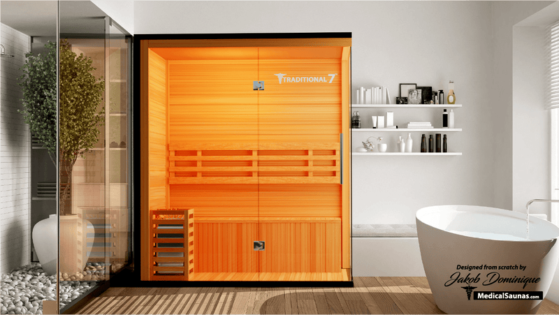 3 Person Home Steam Sauna | Traditional 7™ — product image
