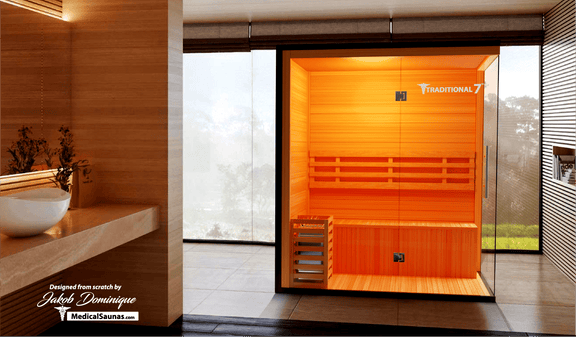 3 Person Home Steam Sauna | Traditional 7™ — product image