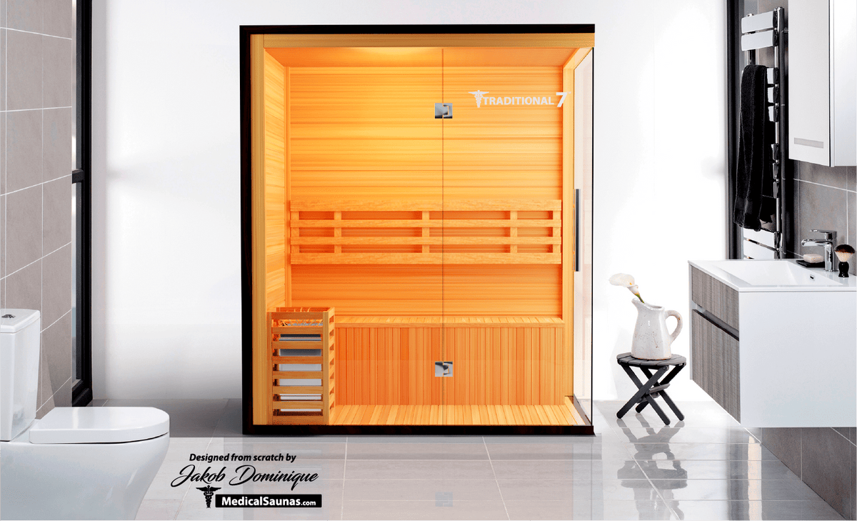 3 Person Home Steam Sauna | Traditional 7™ — product image
