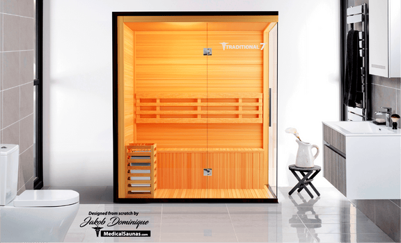3 Person Home Steam Sauna | Traditional 7™ — product image