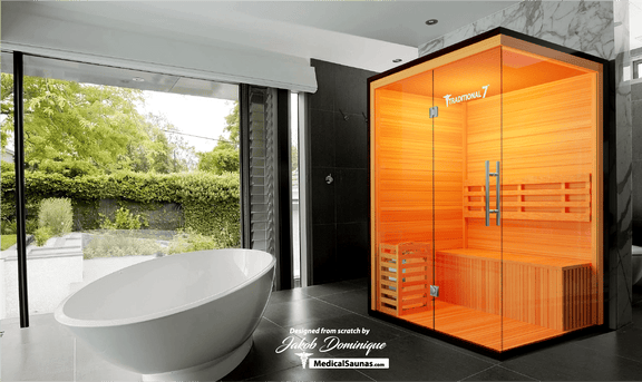 3 Person Home Steam Sauna | Traditional 7™ — product image