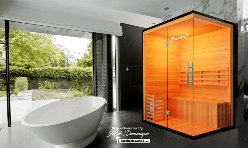 3 Person Home Steam Sauna | Traditional 7™ — product image