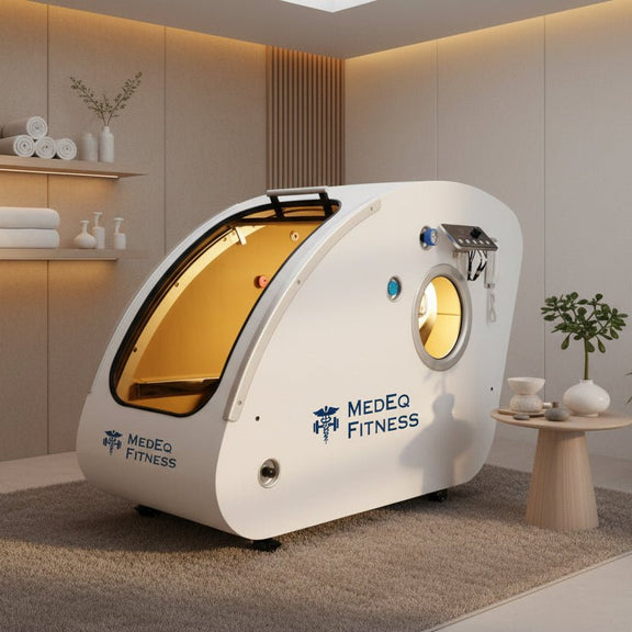 TimePod 2 | 2.0 ATA Triangular Hard-Shell Hyperbaric Chamber | product photo | Legacy & Longevity Co.
