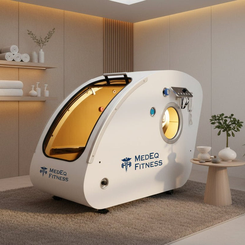 TimePod 2 | 2.0 ATA Triangular Hard-Shell Hyperbaric Chamber | product photo | Legacy & Longevity Co.