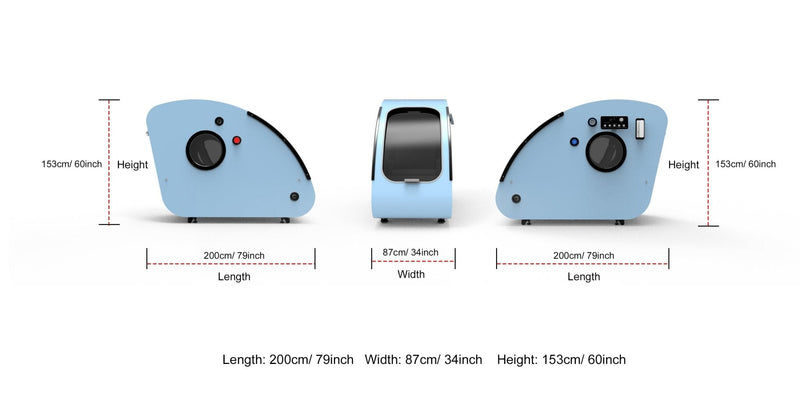 TimePod 2 | 2.0 ATA Triangular Hard-Shell Hyperbaric Chamber | product photo 25 | Legacy & Longevity Co.